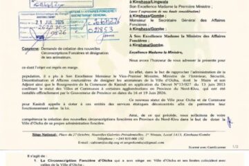 Affaires foncières : Jonas Kasimba propose la création de trois nouvelles circonscriptions au Nord-Kivu