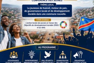 Kasindi : le Parlement des Jeunes mobilise les jeunes pour la paix et le développement durable