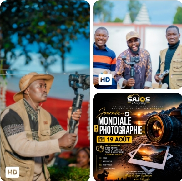 Journée mondiale de la photographie : à Butembo, SAJOS MEDIA STUDIO célèbre l’image comme «mémoire de la société»