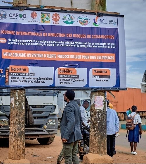Beni : SOCOAC et AIL, avec l’appui financier de CAFOD, sensibilisent la population à la prévention des catastrophes