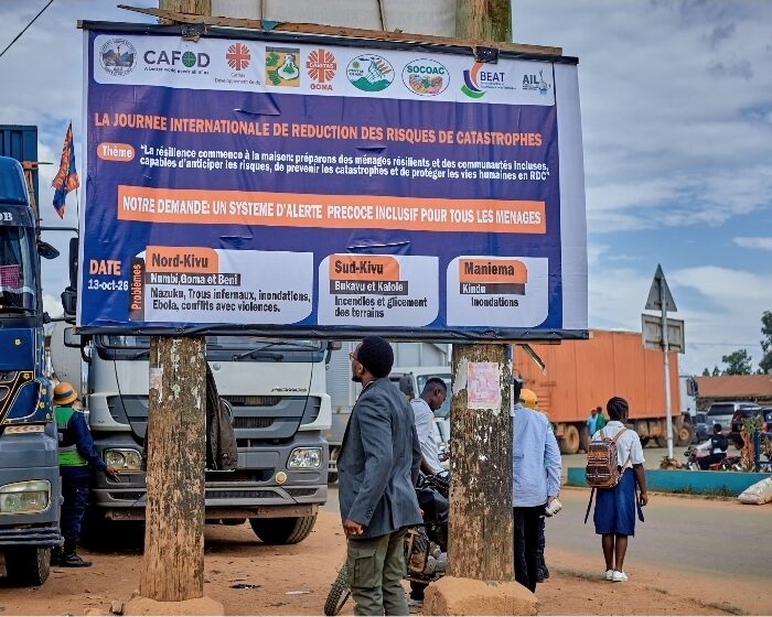 Beni : SOCOAC et AIL, avec l’appui financier de CAFOD, sensibilisent la population à la prévention des catastrophes