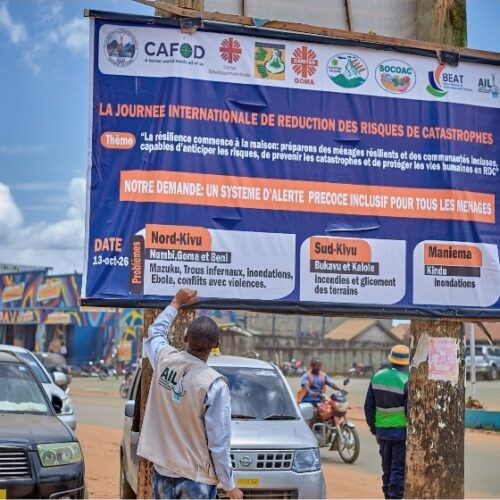 Beni : SOCOAC et AIL renforcent la prévention des conflits violents et des inondations avec l’appui de CAFOD