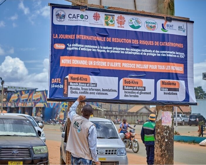 Beni : SOCOAC et AIL renforcent la prévention des conflits violents et des inondations avec l’appui de CAFOD